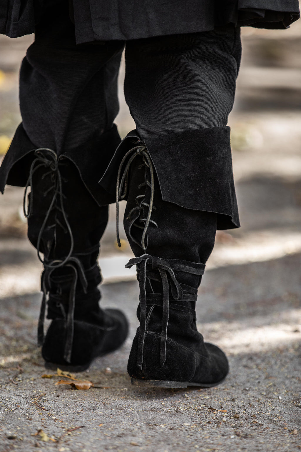 Bottes pirate médiévales en cuir – Geoffrey