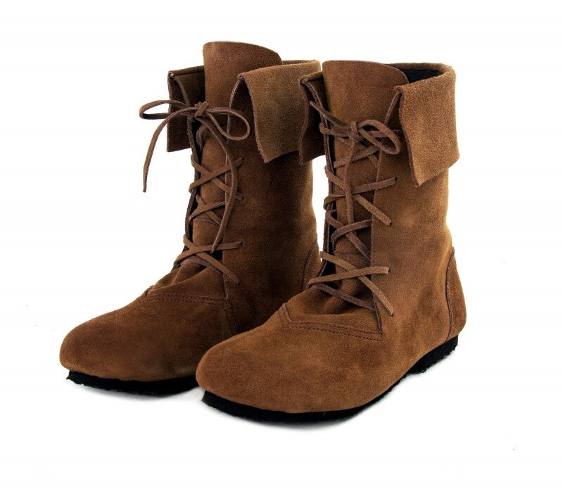Bottes médiévales à revers pour homme – Aurin