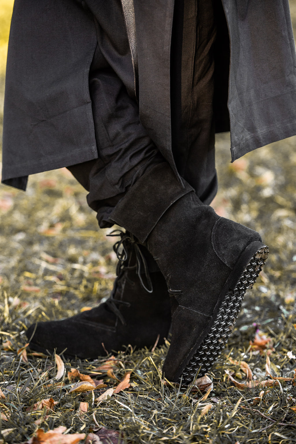 Bottes médiévales à revers pour homme – Aurin