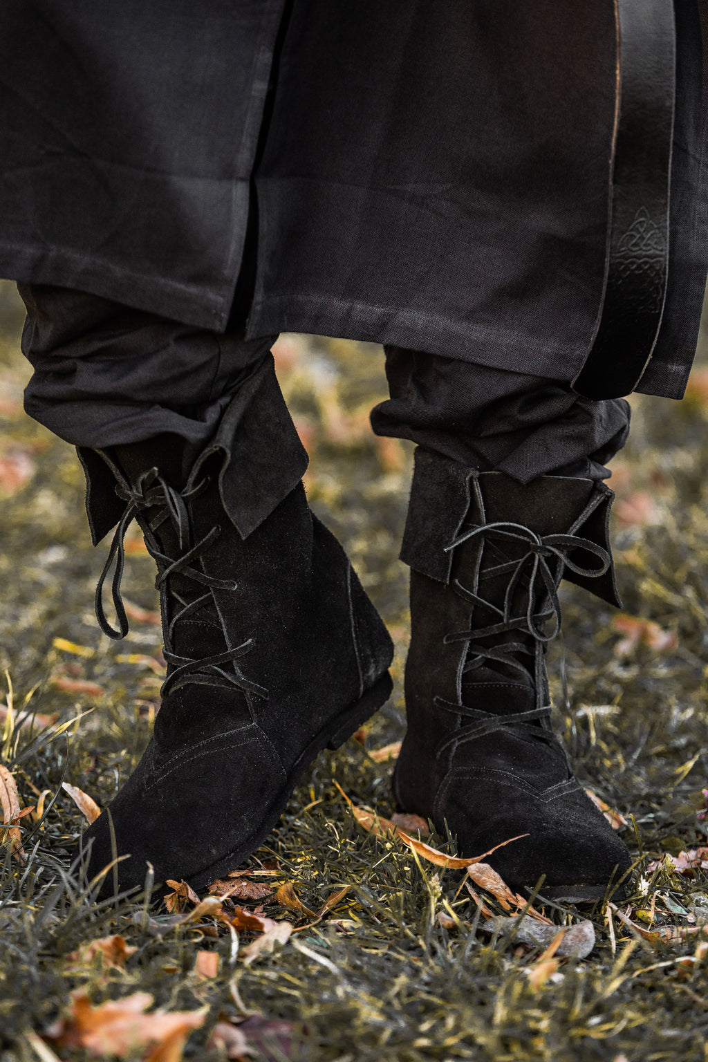 Bottes médiévales à revers pour homme – Aurin