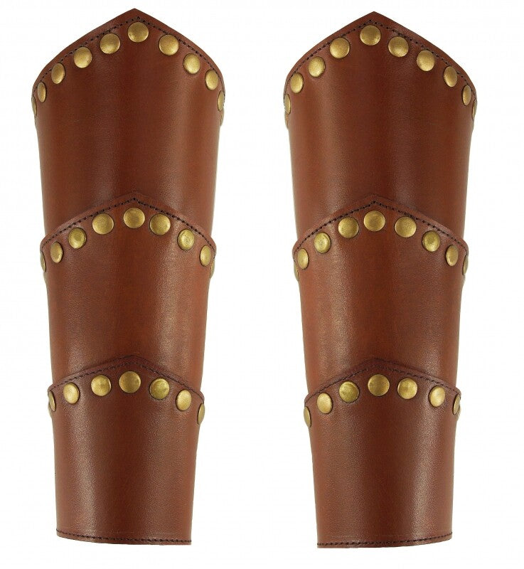 Bracelet médiéval en cuir avec rivets – Arn