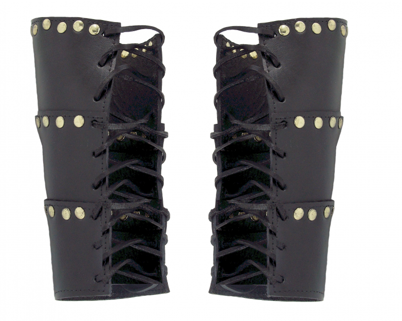 Bracelet médiéval en cuir avec rivets – Arn