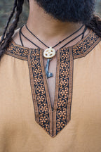 Tunique médiévale homme avec bordure – Halvor