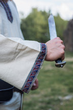 Tunique médiévale homme avec bordure – Halvor