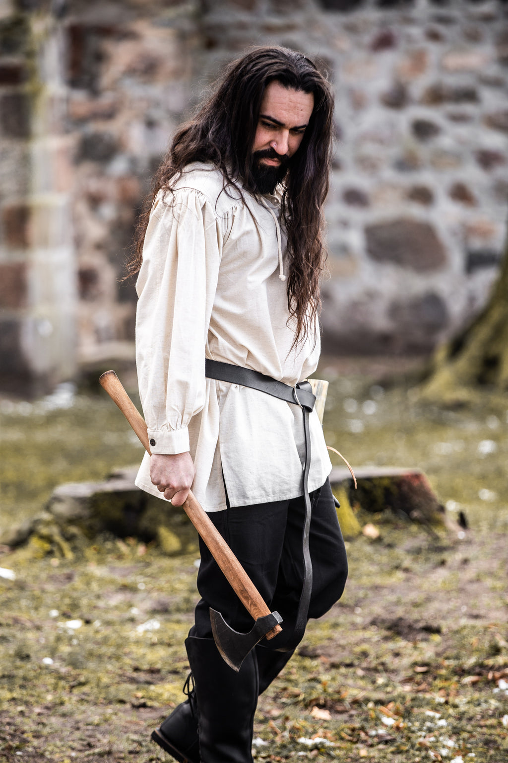 Chemise médiévale longue pour homme – Ulrich