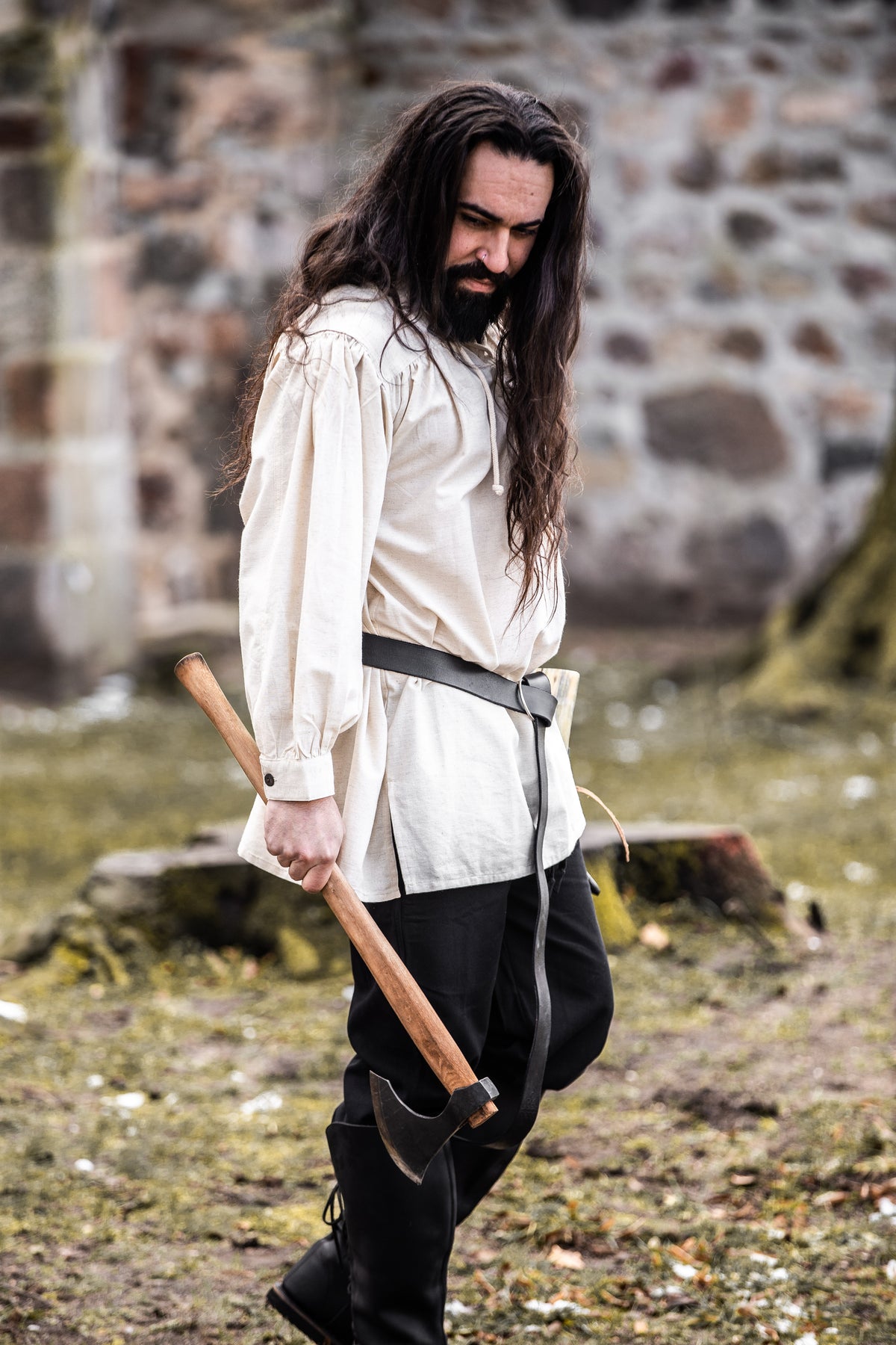 Chemise médiévale longue pour homme – Ulrich