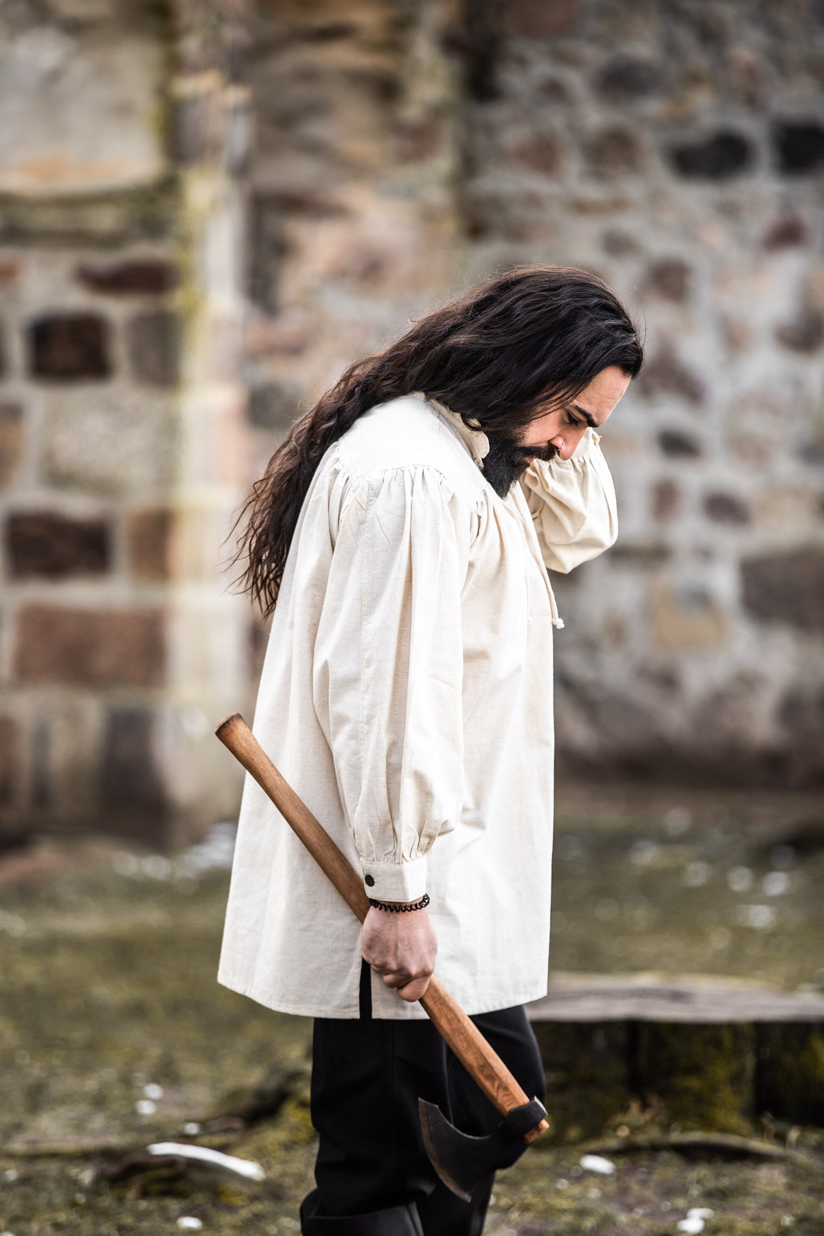 Chemise médiévale longue pour homme – Ulrich