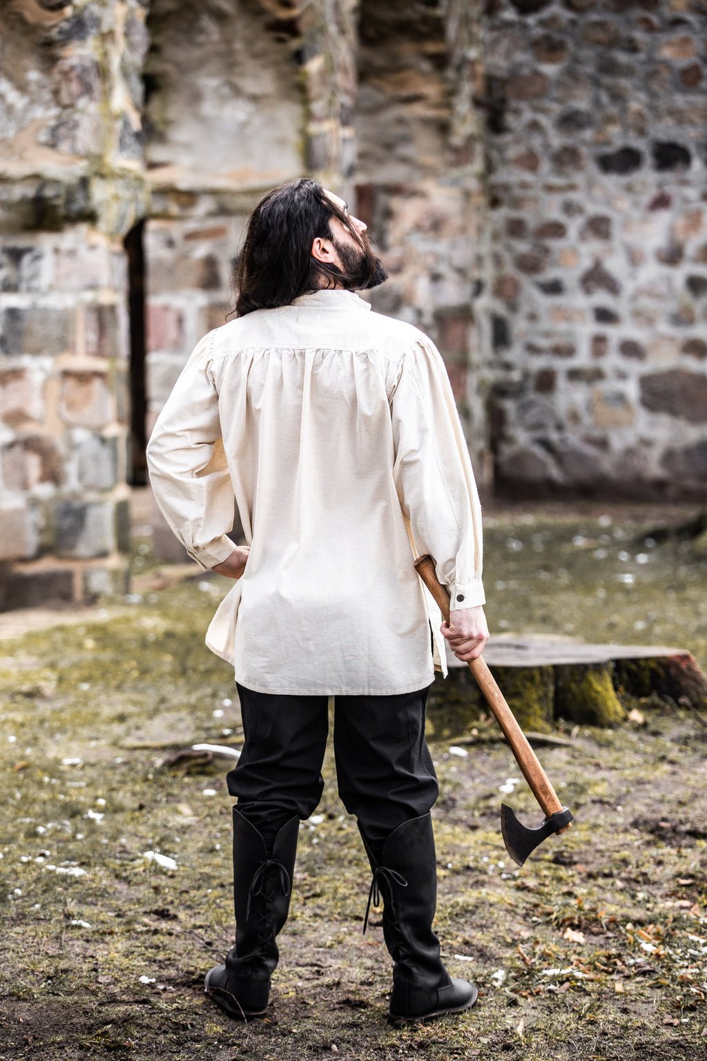Chemise médiévale longue pour homme – Ulrich