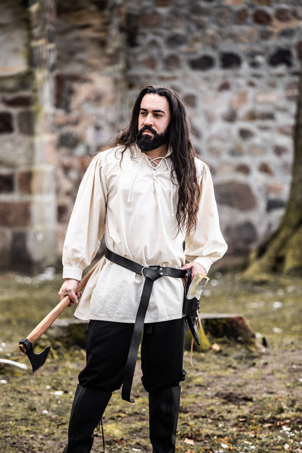 Chemise médiévale longue pour homme – Ulrich