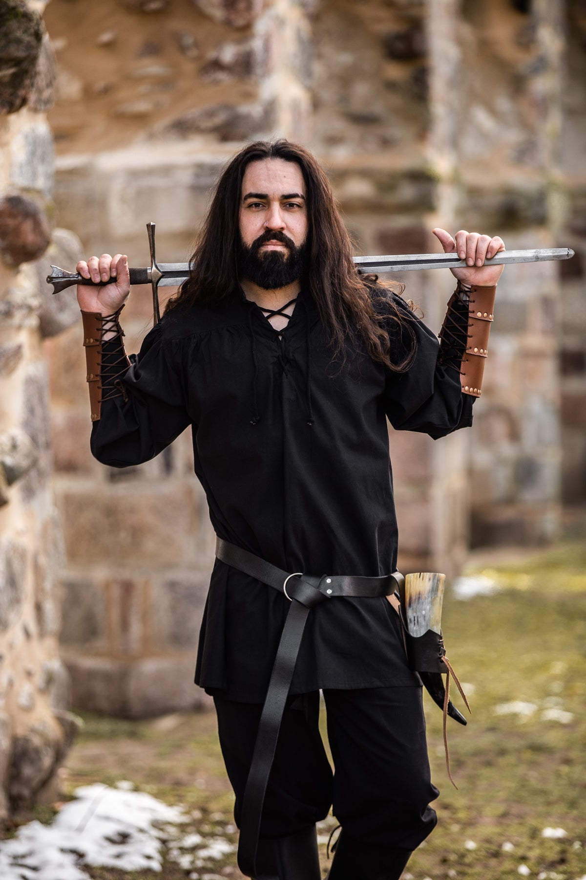 Chemise médiévale longue pour homme – Ulrich