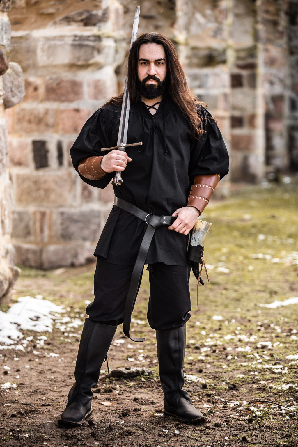 Chemise médiévale longue pour homme – Ulrich