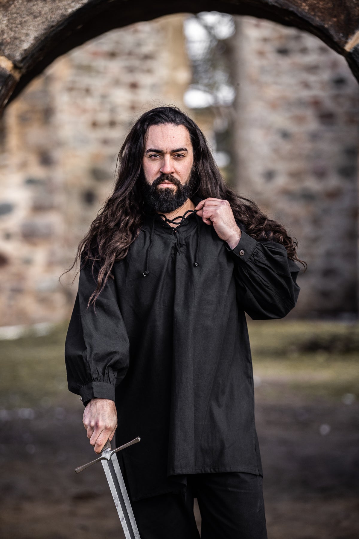 Chemise médiévale longue pour homme – Ulrich
