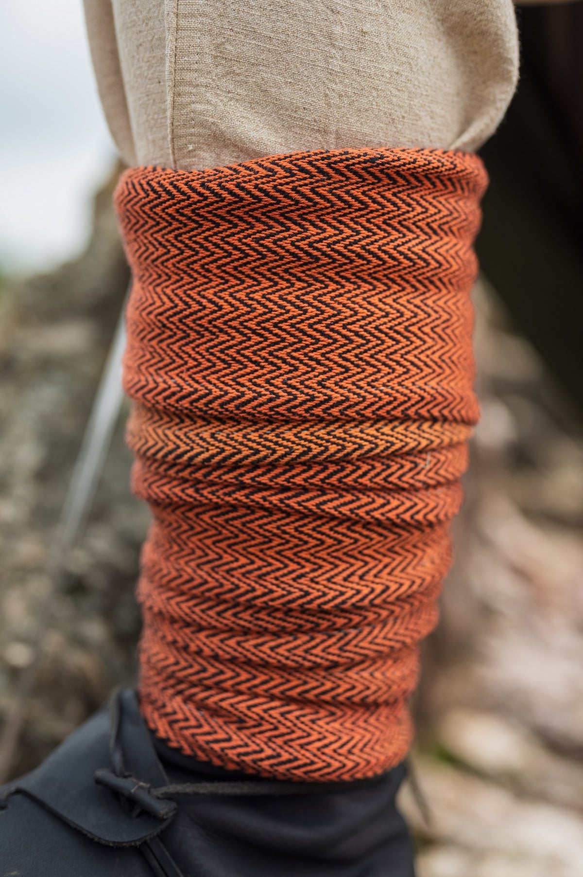 Bandes molletières viking à chevrons – Sindri