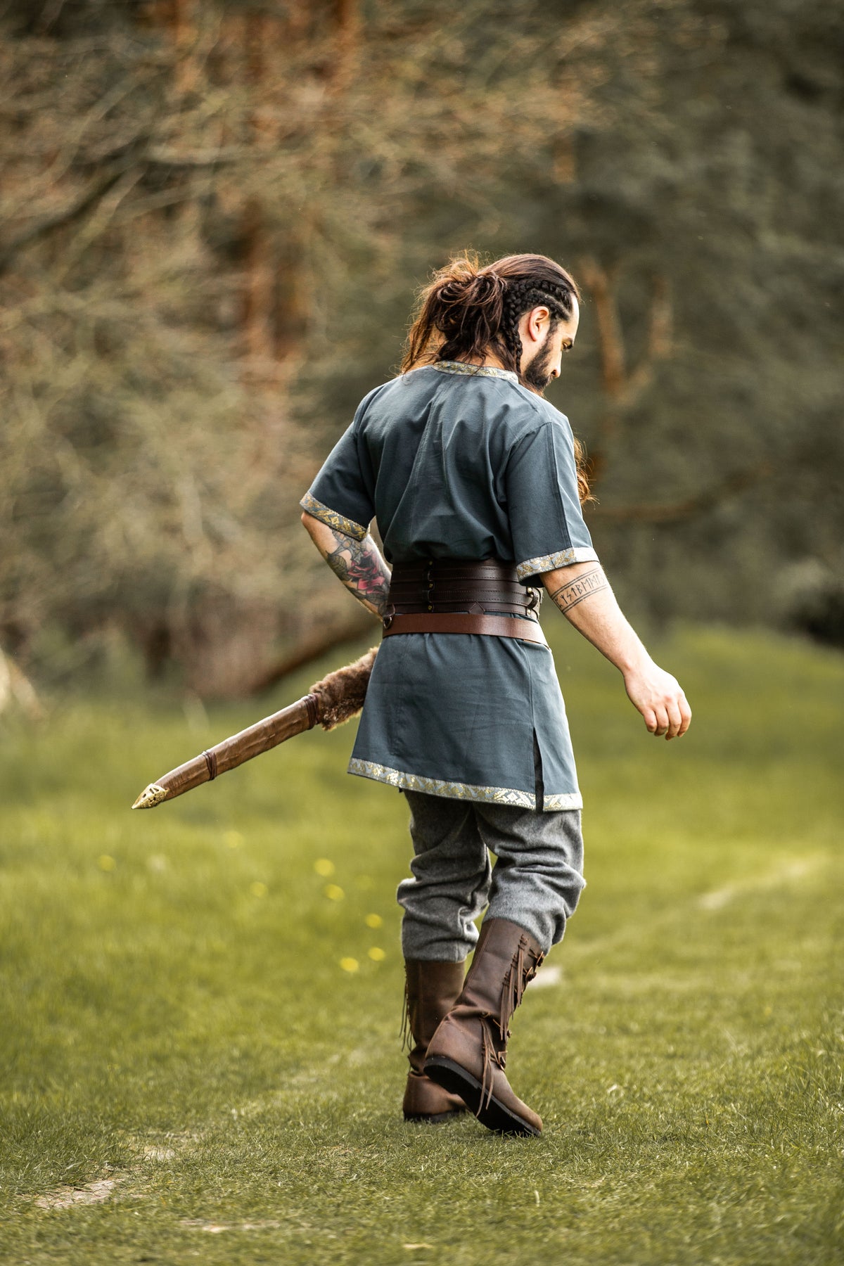 Tunique viking homme à manches courtes – Njal