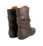 Bottes viking en cuir nubuck – Floki
