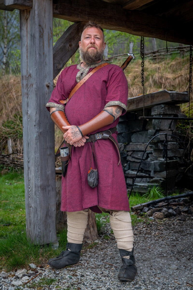 Tunique médiévale homme à manches courtes – Richard