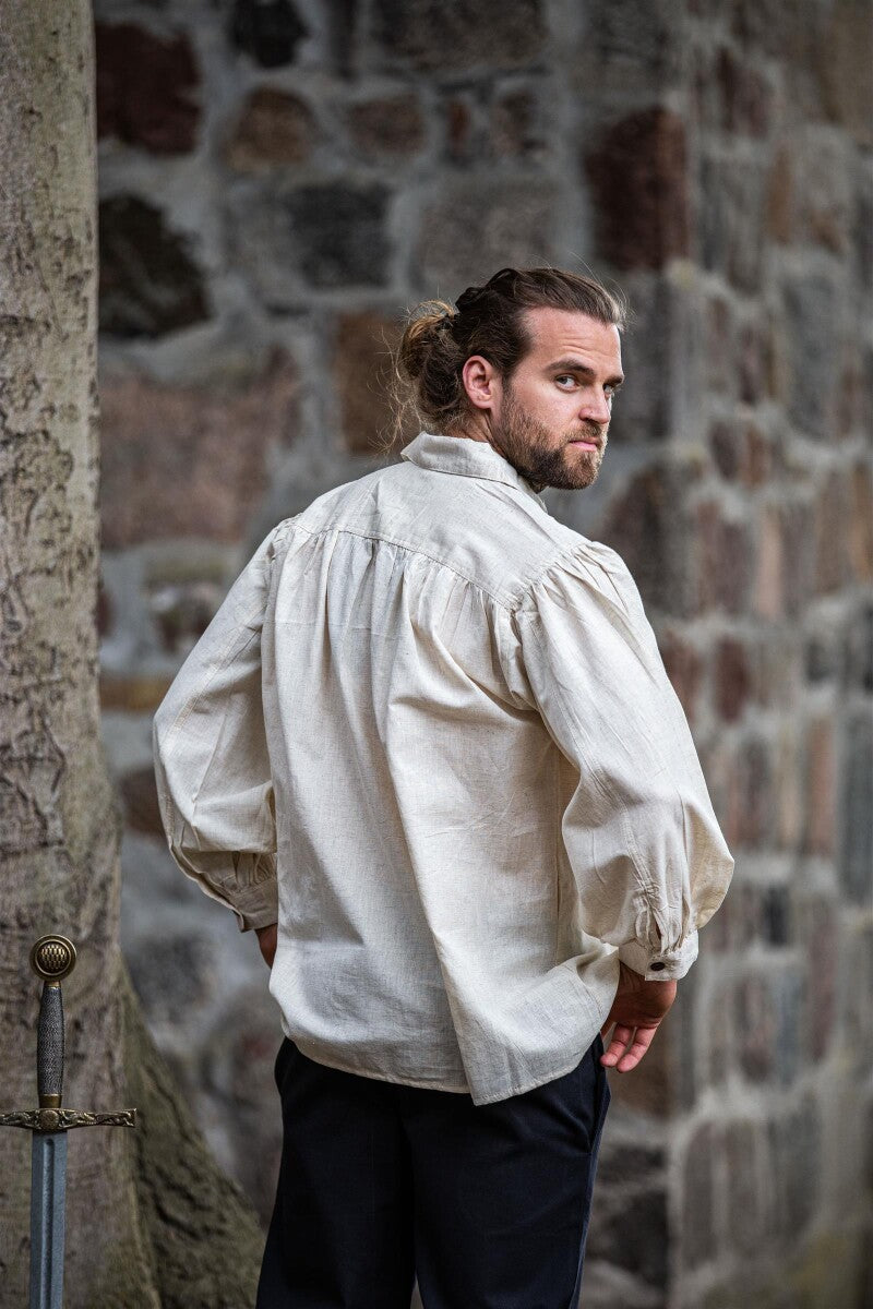 Chemise pirate médiévale à lacets – Artur