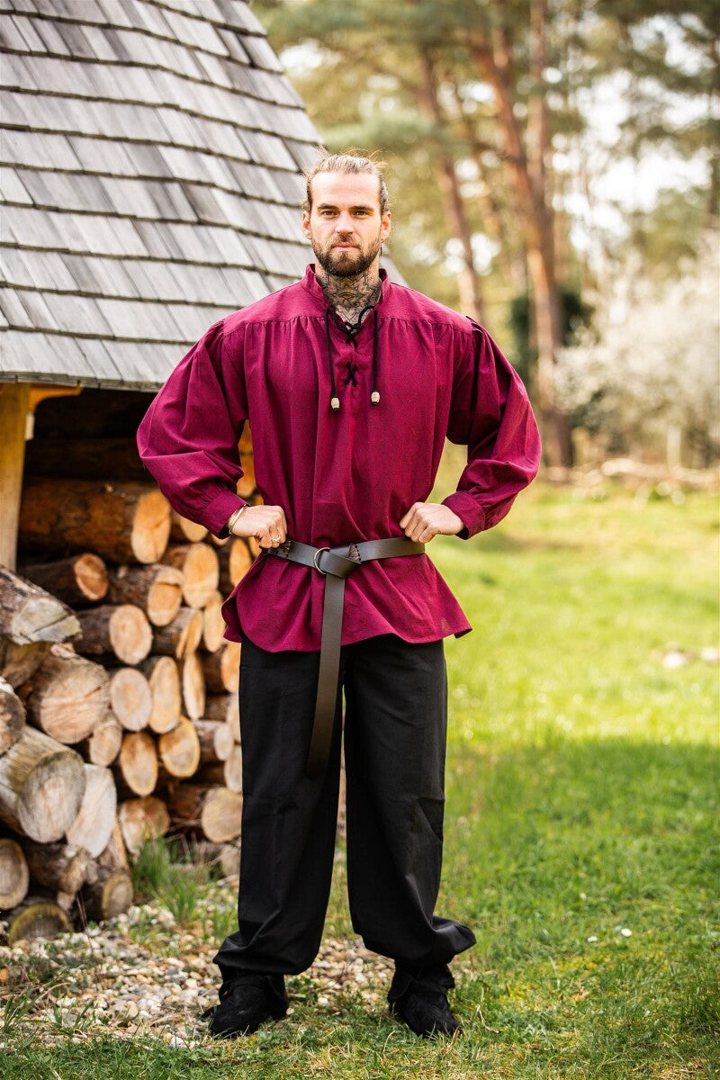 Ceinture médiévale à anneaux en cuir – Conrad