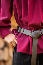 Ceinture médiévale à anneaux en cuir – Conrad