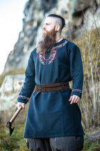 Ceinture double viking en cuir – Axel