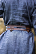 Ceinture double viking en cuir – Ubbe