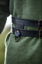 Ceinture double viking en cuir – Ubbe