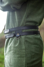 Ceinture double viking en cuir – Ubbe